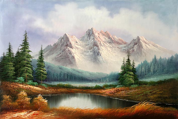 Classic Mountain Landscape