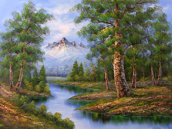 Classic Mountain Landscape