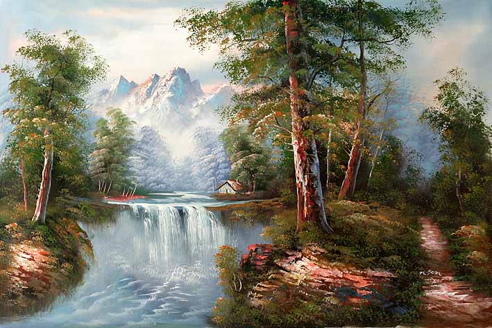 Classic Waterfall Landscape