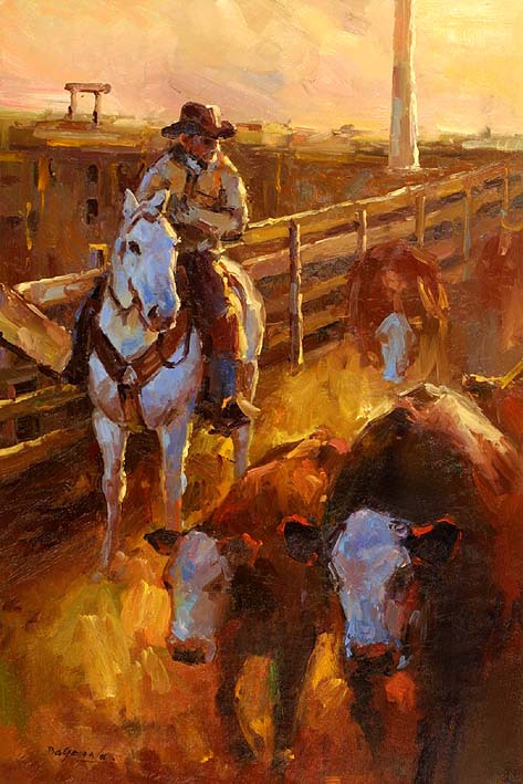Herd at Sunset