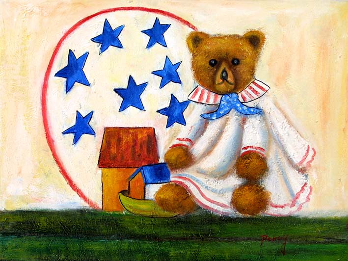 Teddy Bear In The Toy Corner
