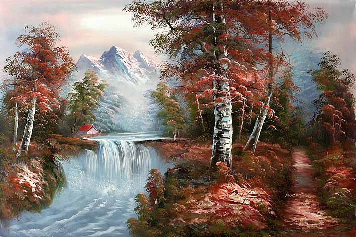 Classic Waterfall Landscape