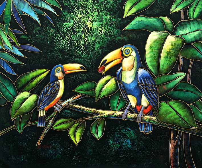 Munching Toucans