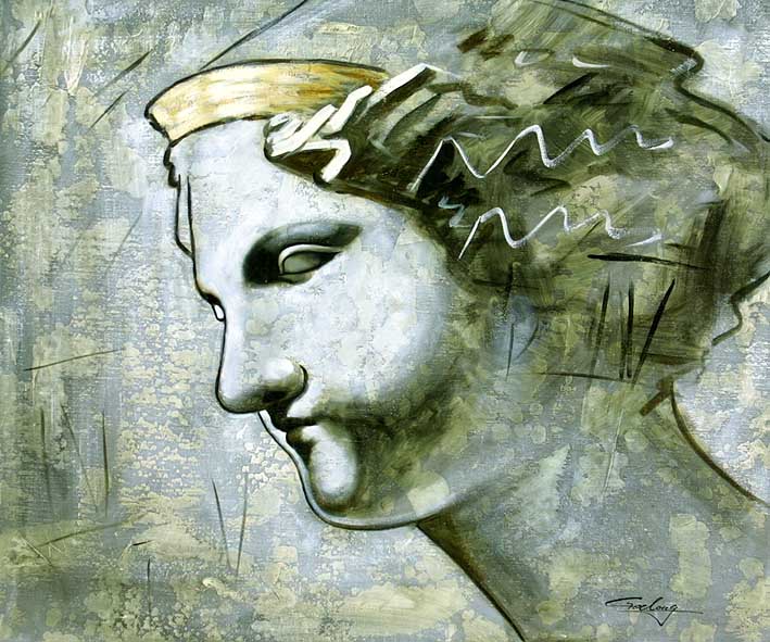 Roman Statue Female Head