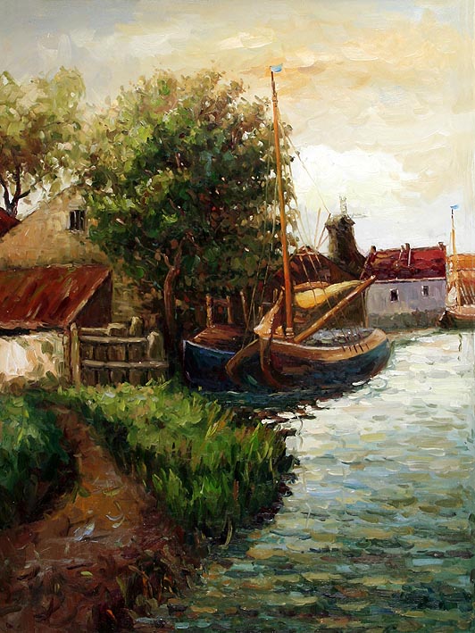 Village Scenery, Holland