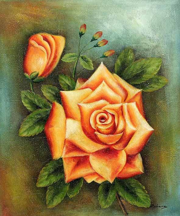 Orangeish Rose