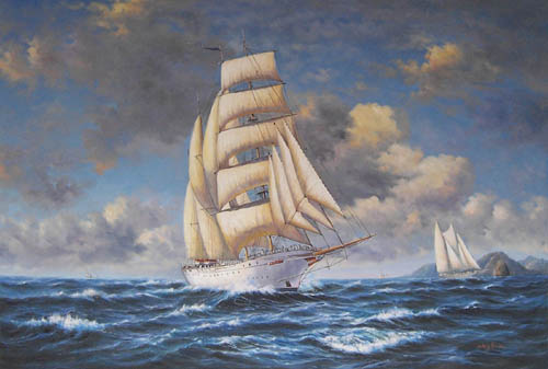 sail ship, warship , jalor