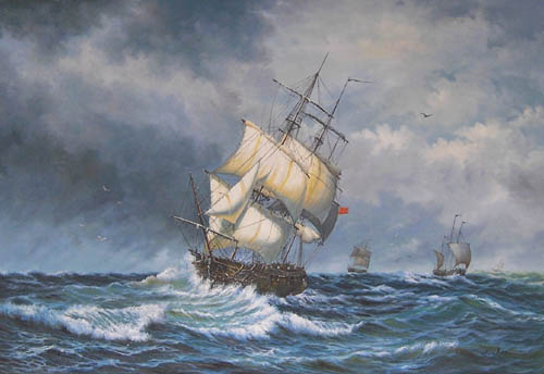 sail ship, warship , jalor