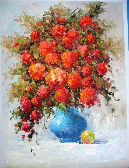 blue vase
