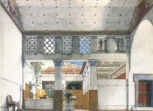 Interior of Caius Martiuss House