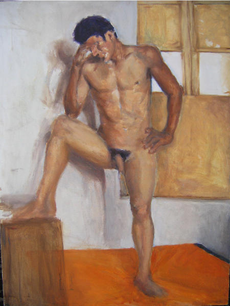 nude studying