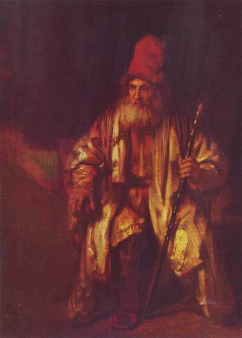 Old man in the armchair