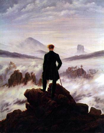 The Wanderer above the sea fog