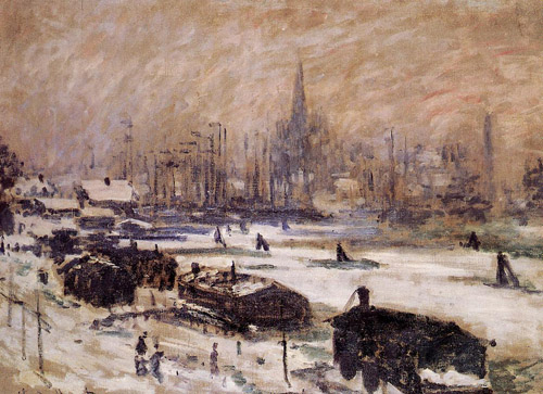 Amsterdam in the Snow 1874