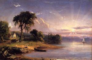 Boat Caulking on Greenwood Lake 1852