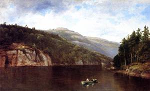 Boating on Lake George 1870