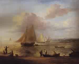 Coastal Scene A Calm 1783