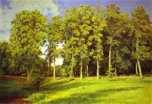 Grove By The Pond Preobrazhenskoye 1896