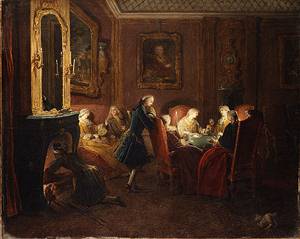 Interior with Card Players