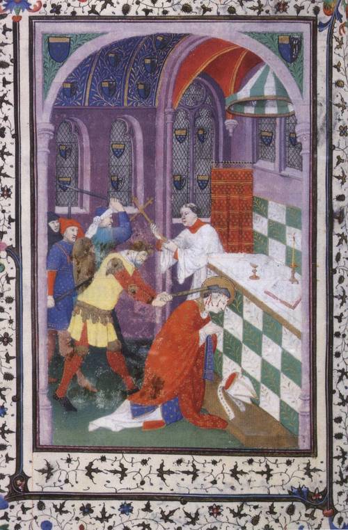 Martyrdom of St. Thomas of Canterbury (St. Thomas Becket)