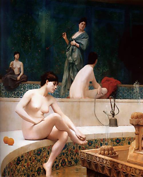 A Bath Woman Bathing Her Feet aka Harem Pool 1889