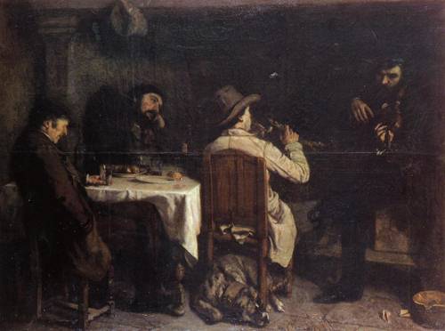 After Dinner at Ornans 1848-1849