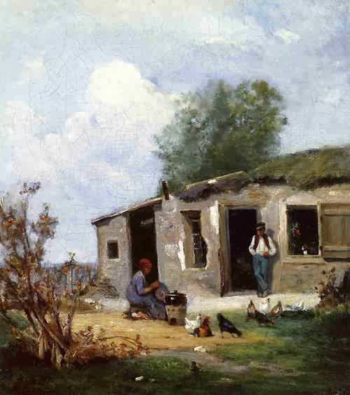 Farmyard in Normandy 1868 1872
