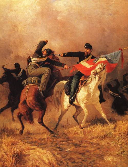 Fight For The Standard 1865