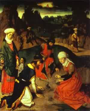 Gathering Manna (From The Eucharist Altar) 1464-1468