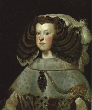 Portrait Of Maria Anna Of Austria Queen Of Spain