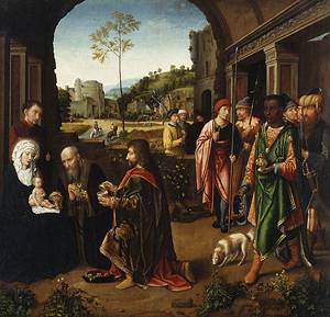 The Adoration of the Magi ca 1520