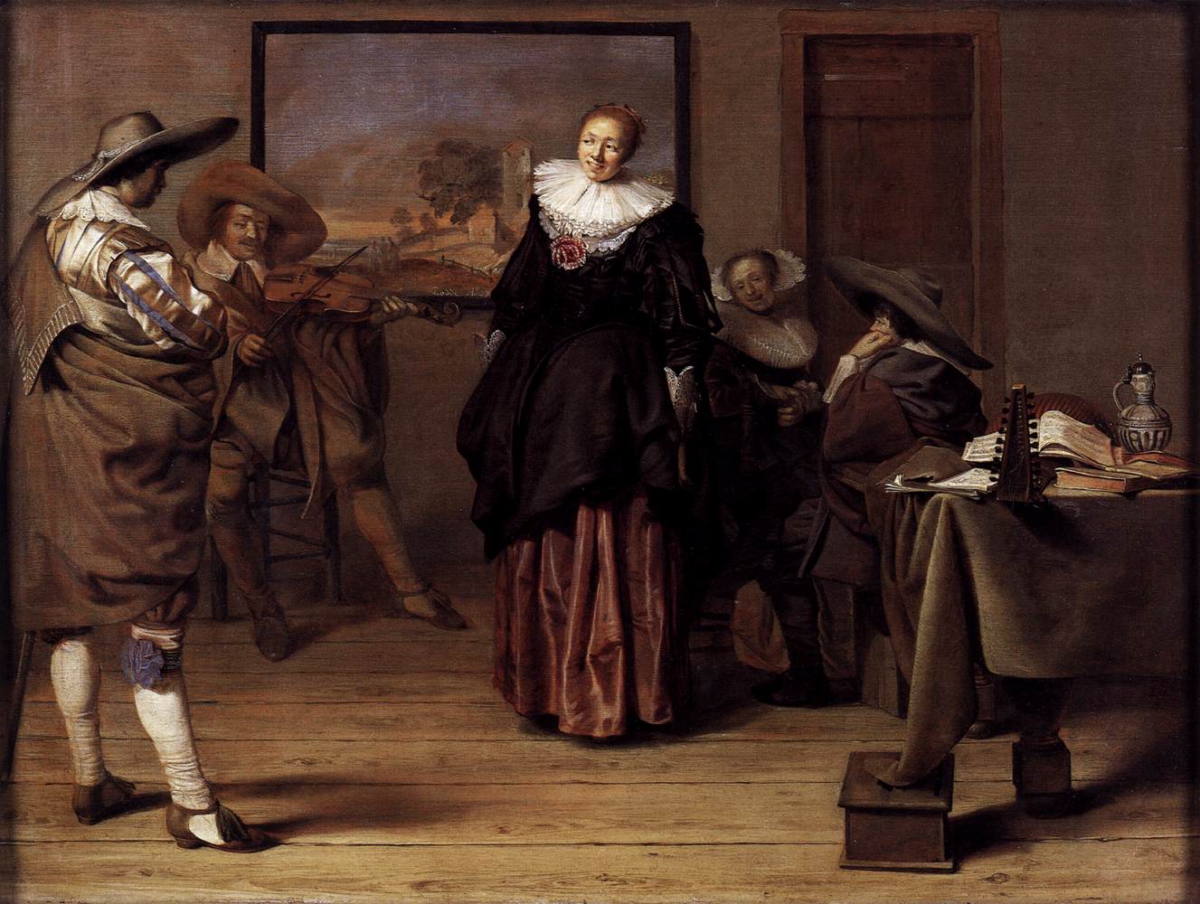 The Dancing Lesson 1627