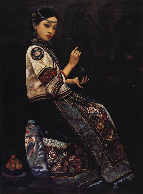 Girl With a Pipe