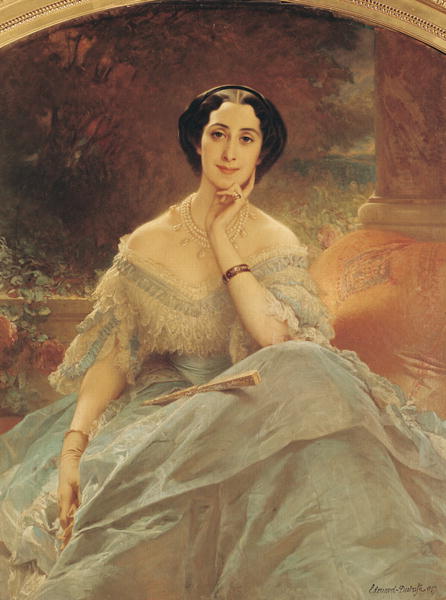 Portrait of the Countess of Hallez Claparede 1857