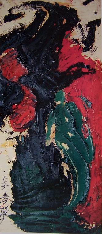 holly painting, a Lee Qing Ping paintings reproduction, we never sell holly poster