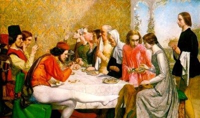 Lorenzo and Isabella - Oil Painting Reproduction