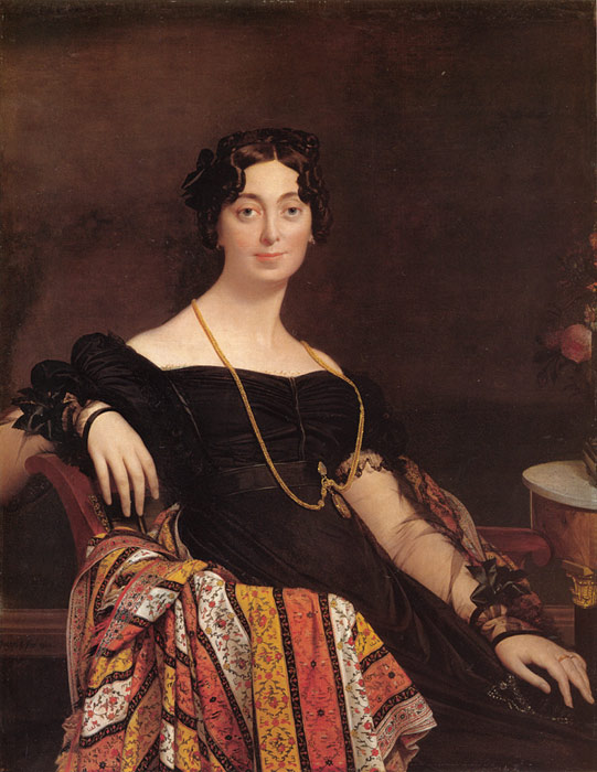 Oil Painting Reproduction of Ingres - Madame Jacques-Louis Leblanc