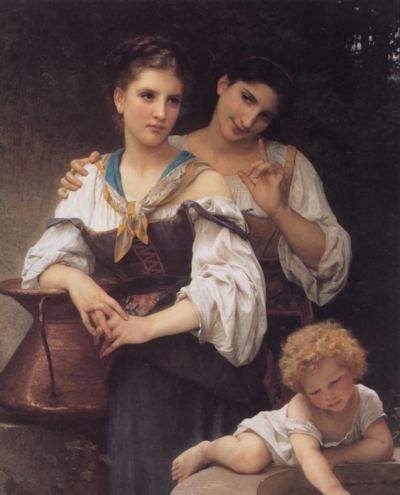 The Secret - Oil Painting Reproduction