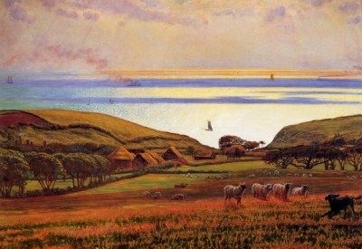 Fairlight Downs (Sunlight on he Sea) - Oil Painting Reproduction
