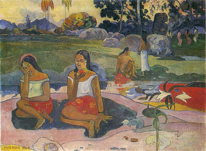 Gauguin Oil Painting Reproductions - Sacred Spring