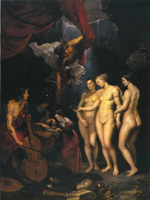 Oil Painting Reproduction of Rubens - The Educations of Marie de Medici