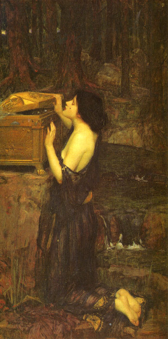 Oil Painting Reproduction of Waterhouse- Pandora