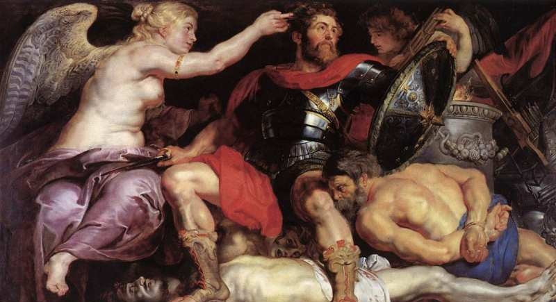 Peace and War - Oil Painting Reproduction