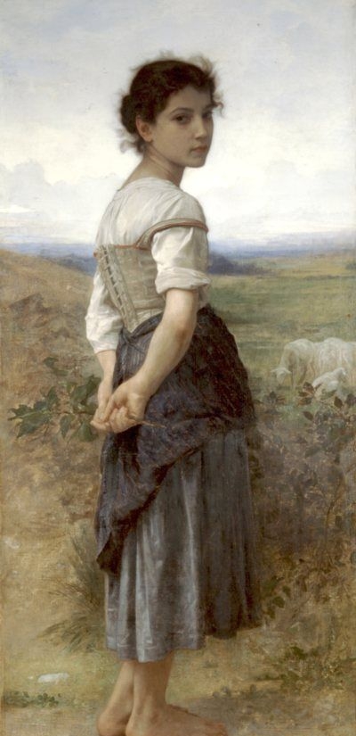 Work Interrupted - Oil Painting Reproduction