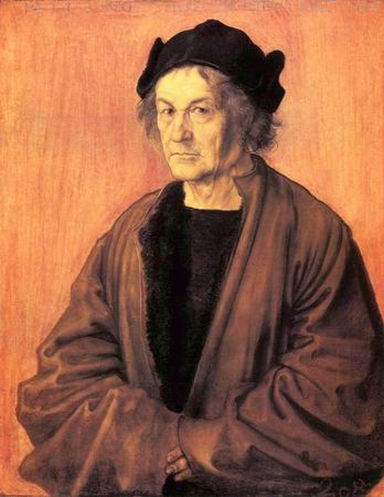 Albert Durer the Elder at Age 70 painting