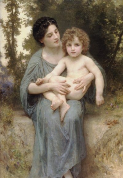 At the Edge of the Brook - Oil Painting Reproduction