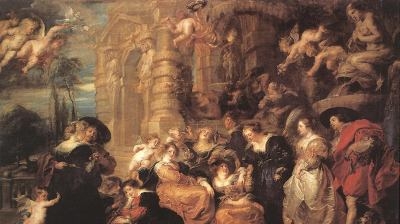 Garden of Love - Oil Painting Reproduction