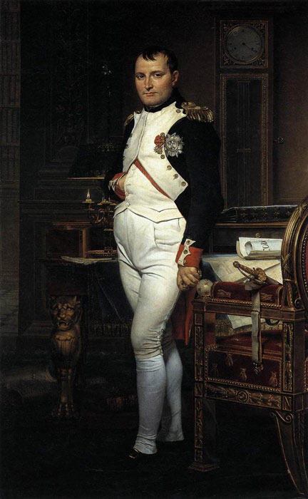 Oil Painting Reproduction of David- Napoleon in his Study