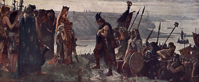 Oil Painting Reproduction of Schmalz- Where is My Lord the King