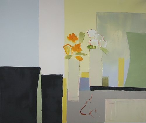 Table and bottle painting, a knife painters paintings reproduction, we never sell Table and bottle